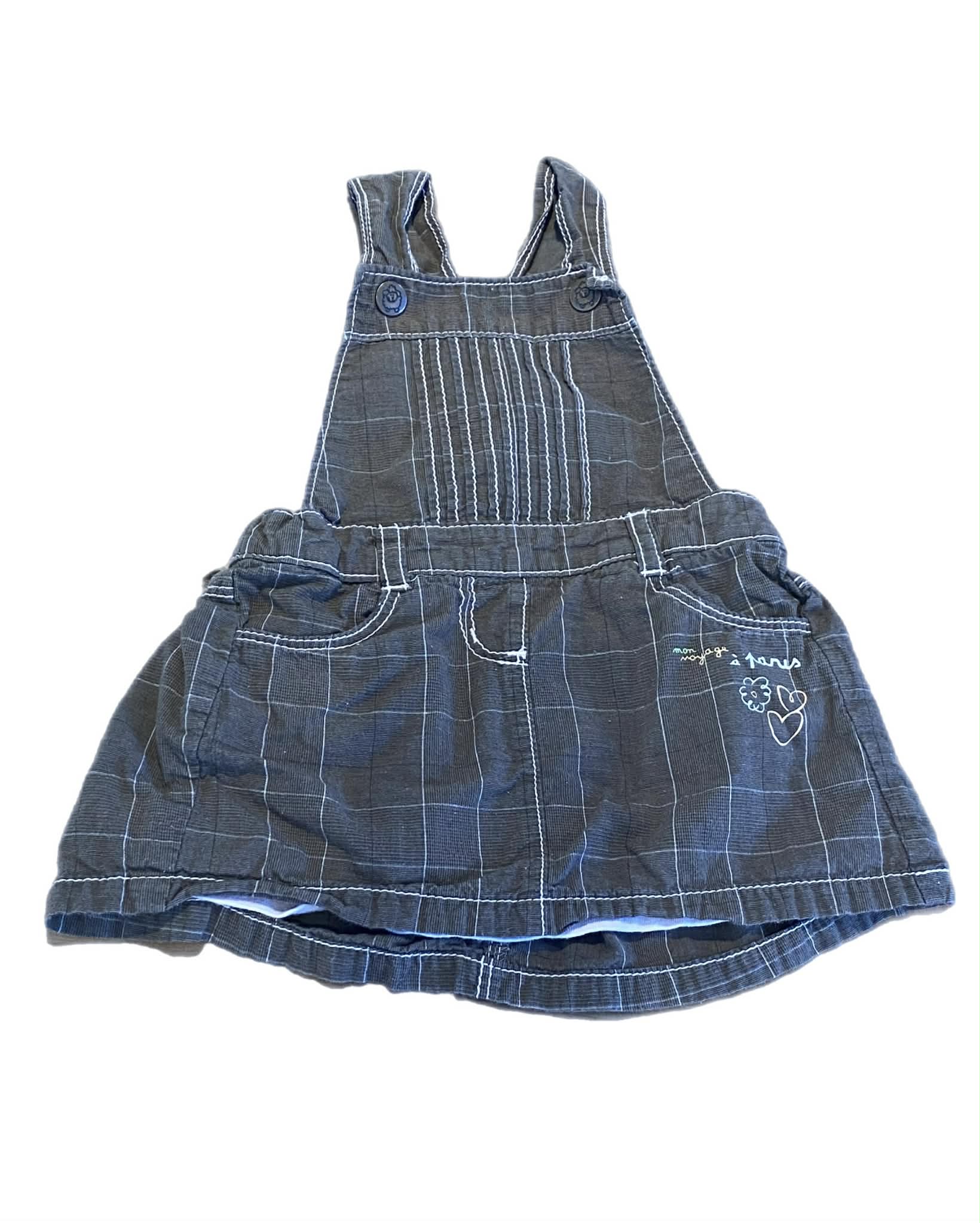 Robe salopette - 12 mois