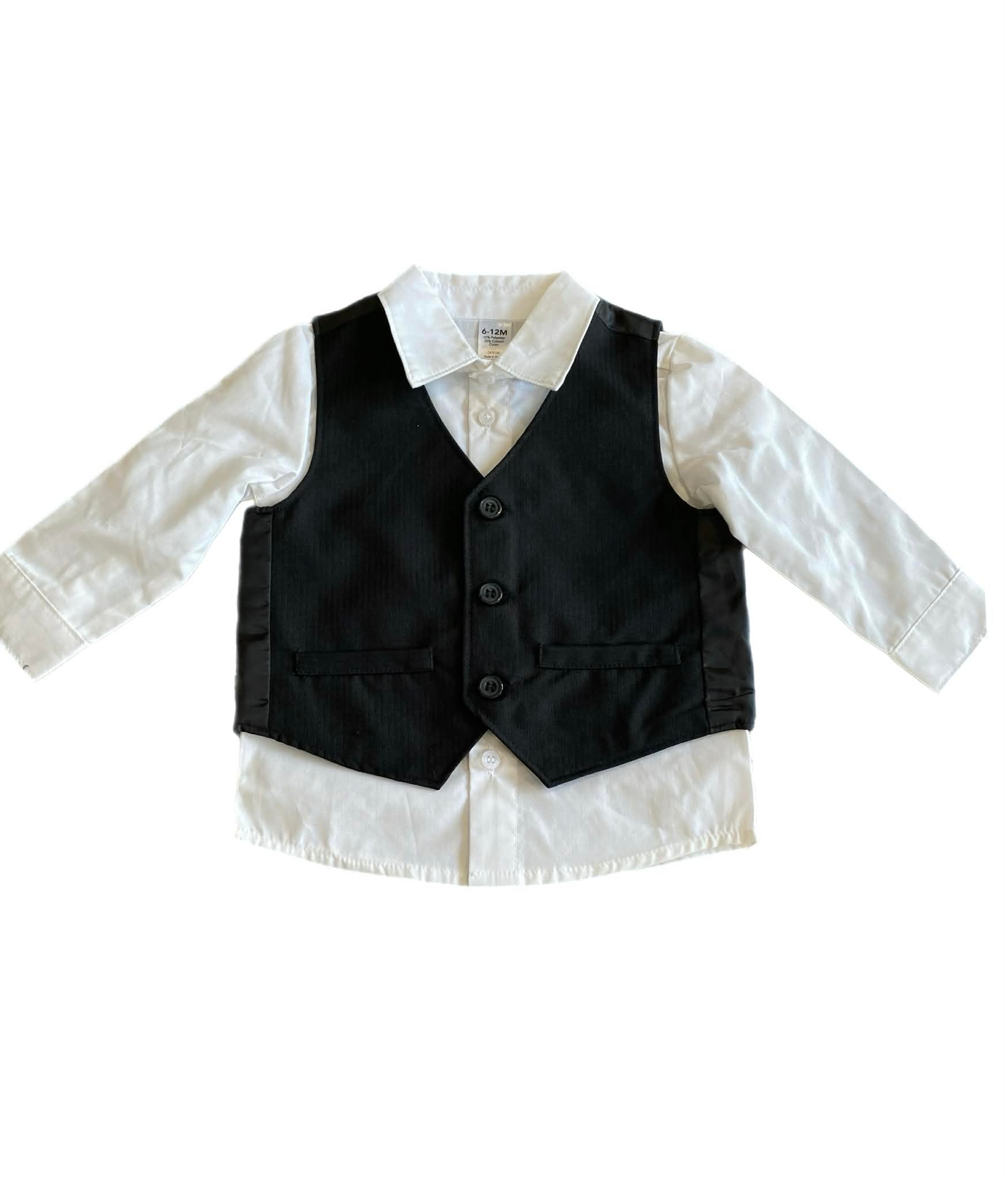 Chemise et veste - 6-12 mois