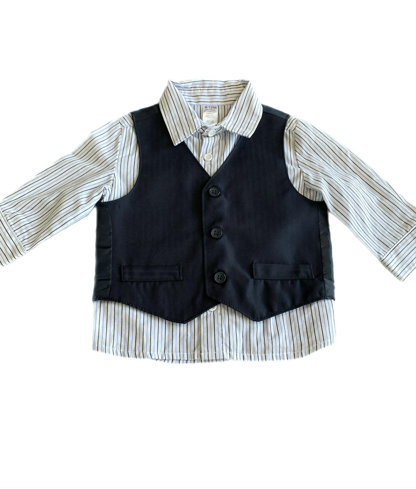 Chemise et veste - 6-12 mois